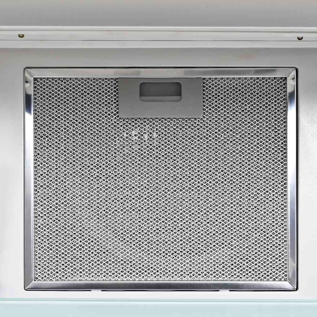 Campana extractora de pared acero inox blanca 756 m³/h 60 cm