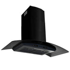 Campana extractora de pared 60 cm acero inoxidable 756 m³/h LED