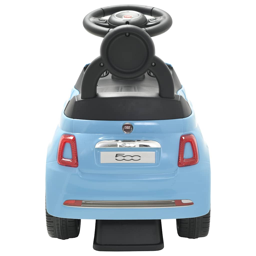 Coche correpasillos Fiat 500 azul