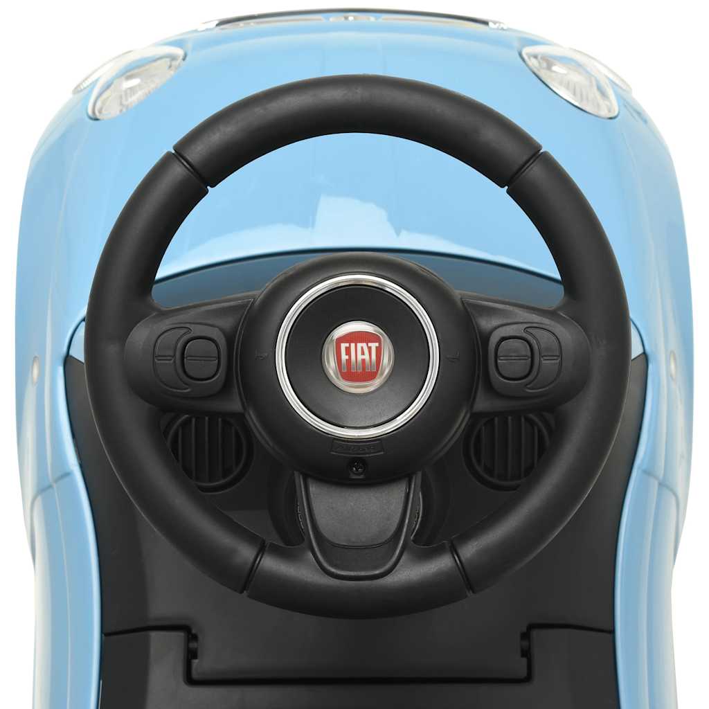 Coche correpasillos Fiat 500 azul