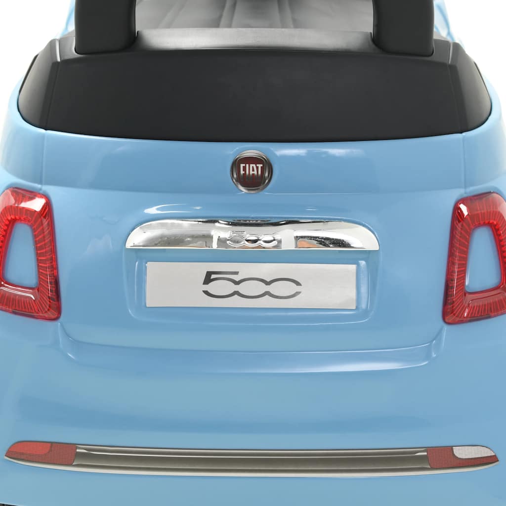 Coche correpasillos Fiat 500 azul