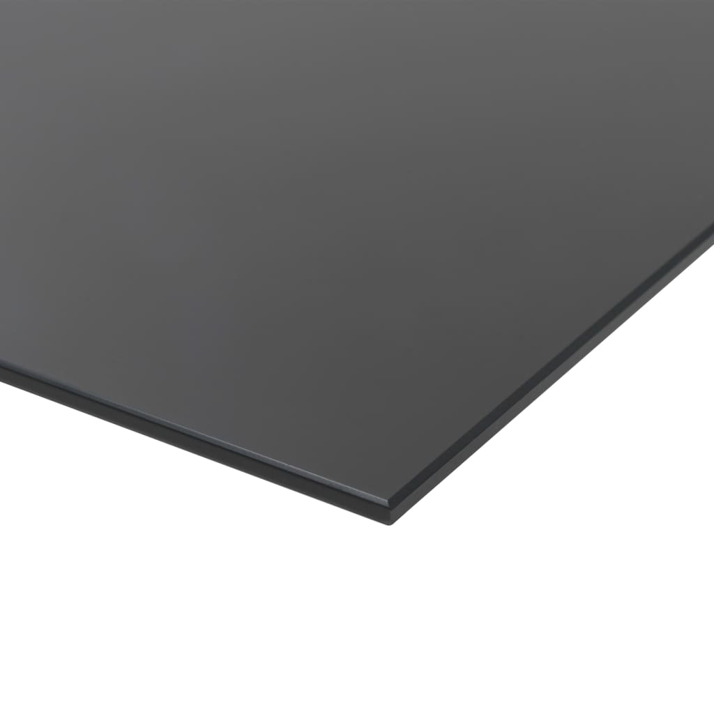 Pizarra magnética de pared negra vidrio 100x60 cm