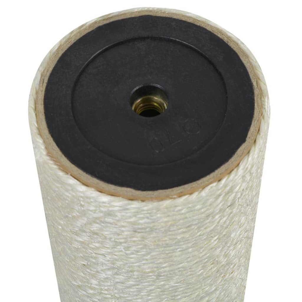 Poste rascador para gatos 8x15 cm 10 mm beige