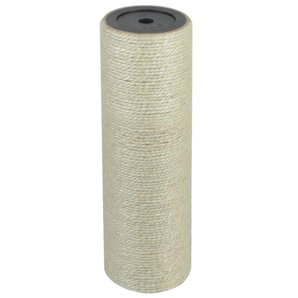 Poste rascador para gatos 8x20 cm 8 mm beige