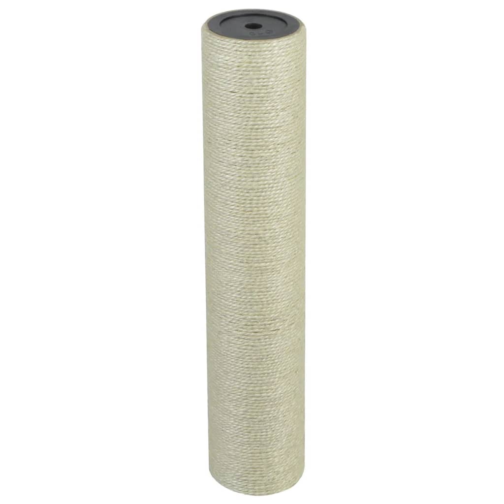 Poste rascador para gatos 8x35 cm 10 mm beige
