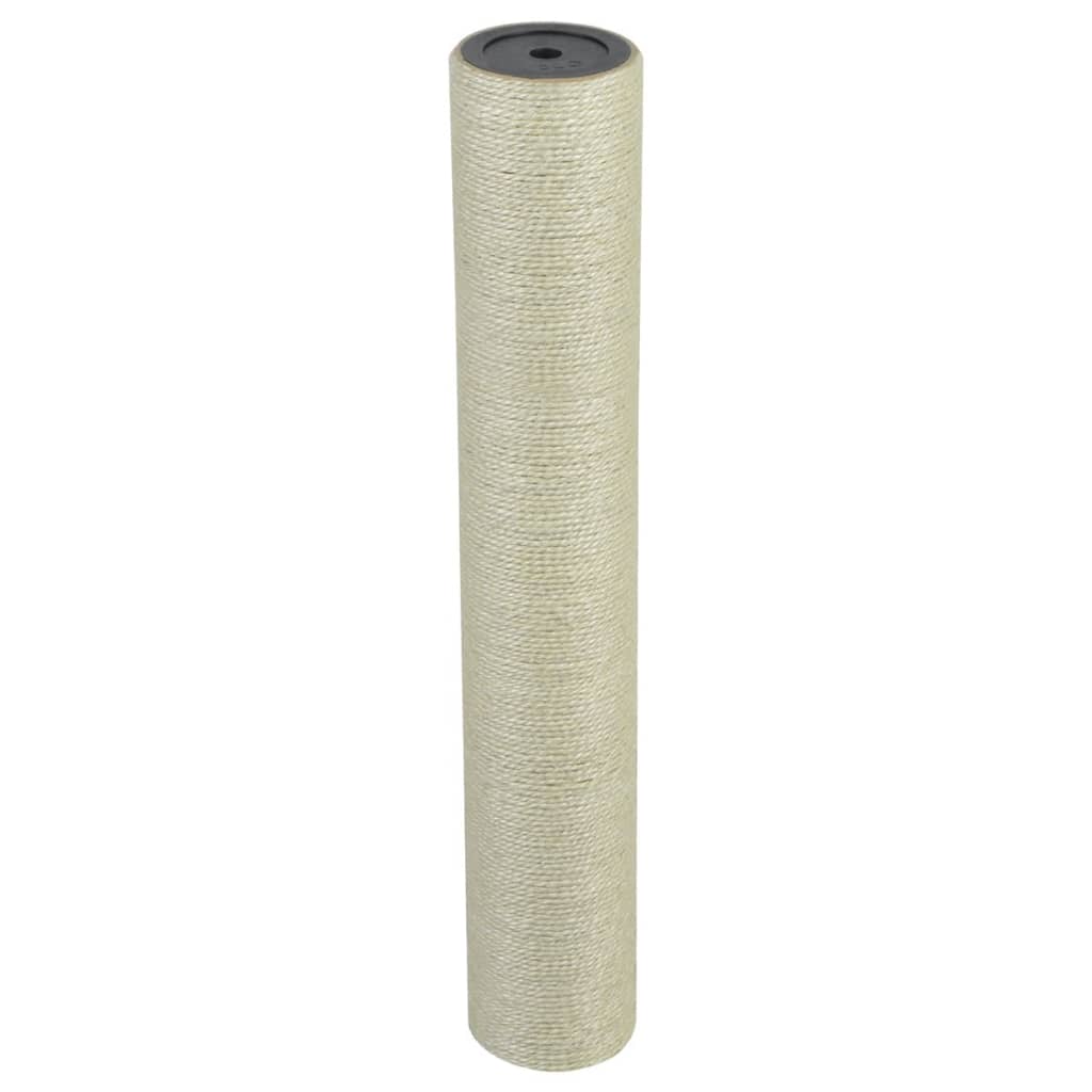 Poste rascador para gatos 8x50 cm 10 mm beige