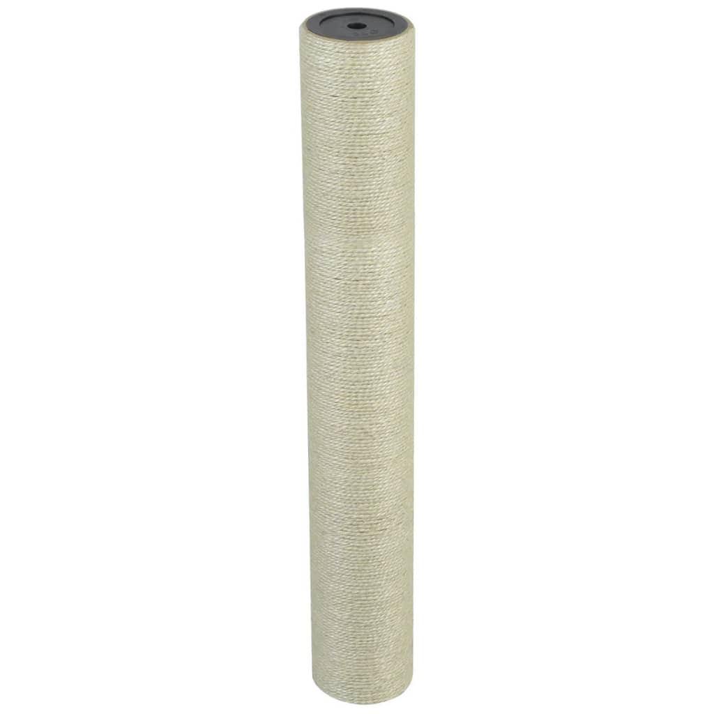 Poste rascador para gatos 8x55 cm 10 mm beige