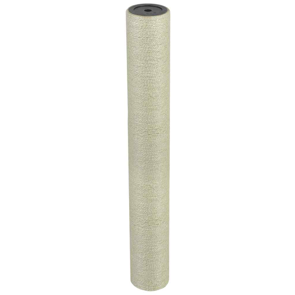Poste rascador para gatos 8x55 cm 10 mm beige