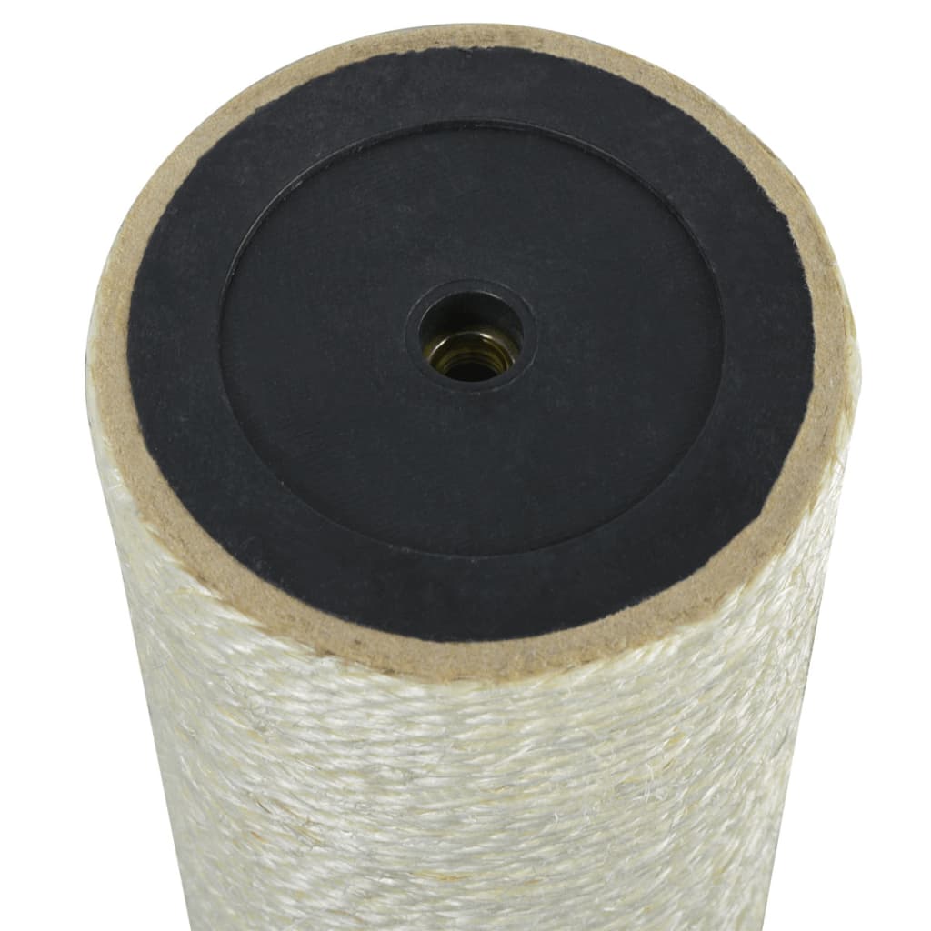 Poste rascador para gatos 8x20 cm 8 mm beige