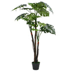 Árbol bananero artificial con macetero 250 cm verde