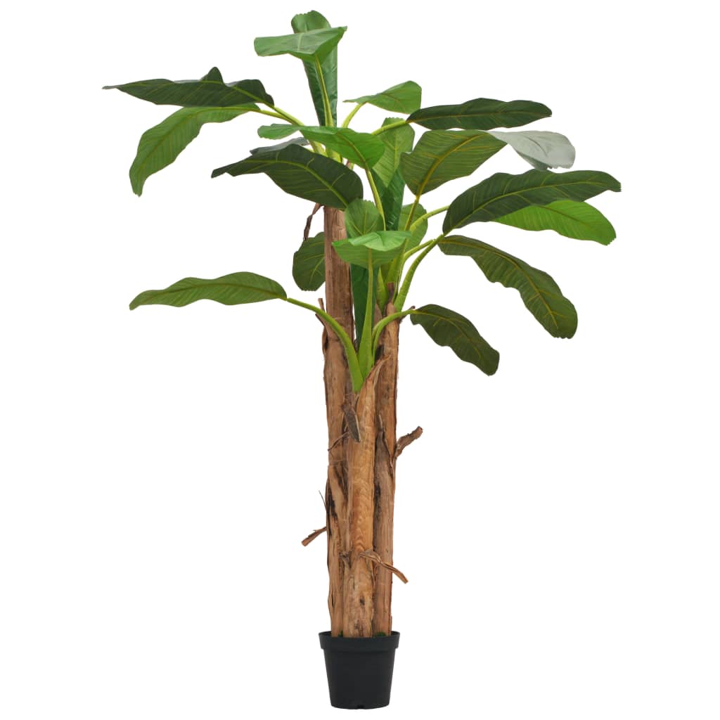 Árbol bananero artificial con macetero 250 cm verde