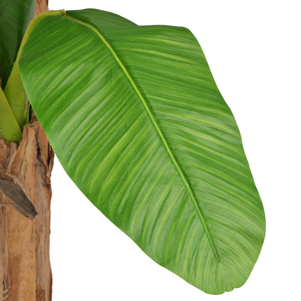 Árbol bananero artificial con macetero 250 cm verde