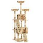 Rascador para gatos con poste rascador de sisal 150 cm gris
