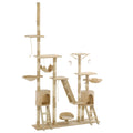 Rascador para gatos poste rascador de sisal 230-250 cm beige