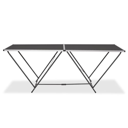 Mesa para empapelar plegable de MDF y aluminio 200x60x78 cm