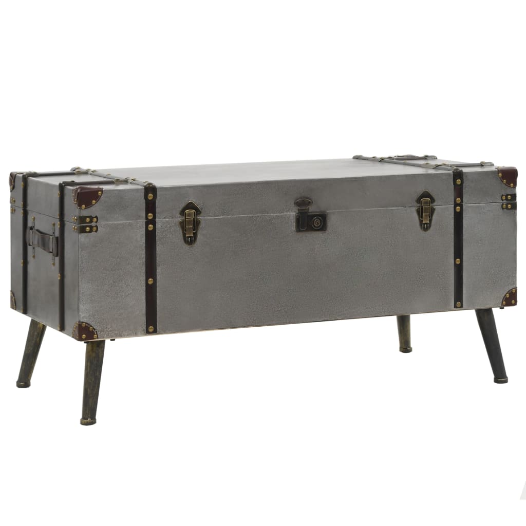 MDF and steel coffee table 102x51x48 cm