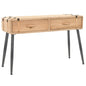 Mesa consola de madera de abeto maciza 115x40,5x76 cm