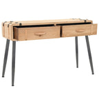 Mesa consola de madera de abeto maciza 115x40,5x76 cm