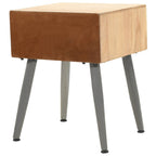 Mesita de noche de madera maciza de abeto 43x38x50 cm