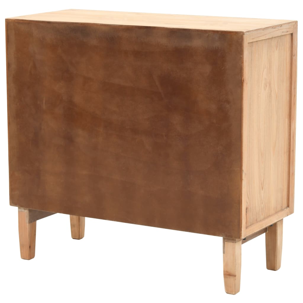Cajonera de madera maciza de abeto 80x36x75 cm