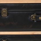 Cajonera de madera maciza de abeto 80x36x75 cm