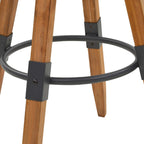 Taburetes de cocina 2 unidades madera maciza de abeto