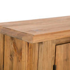 Mueble de lavabo madera maciza de pino 70x32x63 cm