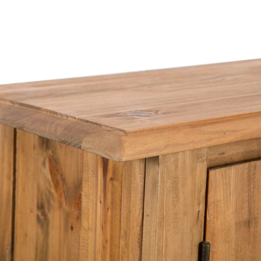 Mueble de lavabo madera maciza de pino 70x32x63 cm