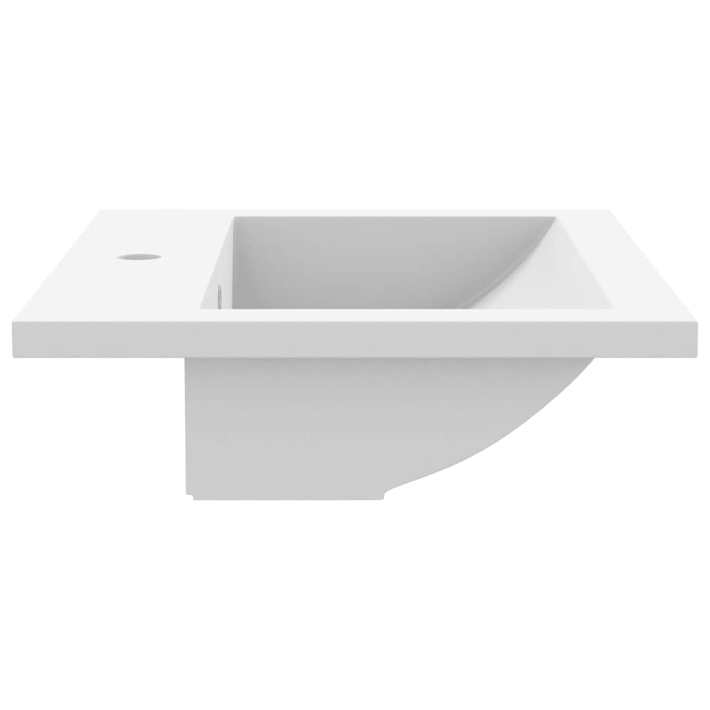 Lavabo de granito blanco 600x450x120 mm