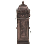 Buzón de columna de aluminio estilo vintage inoxidable bronce