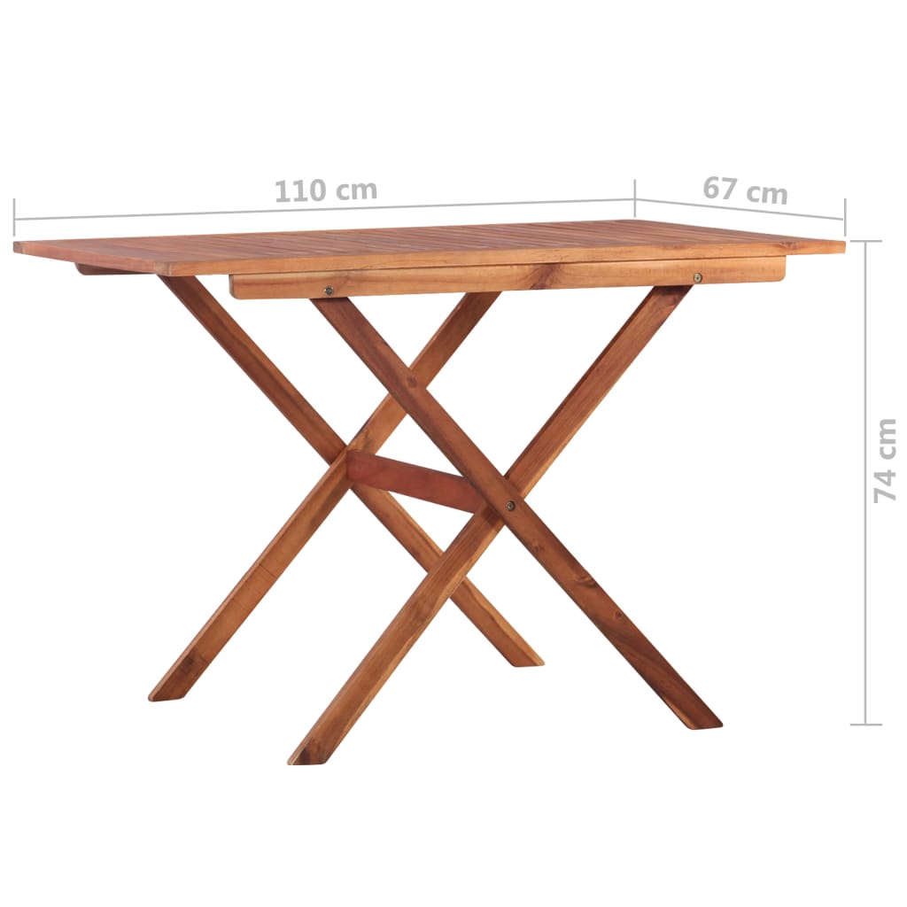 Mesa y sillas de jardín 3 pzas poli ratán y madera acacia negro
