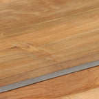 Mueble para TV madera de teca reciclada y acero 120x30x40 cm
