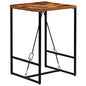 Mesa de bar de madera maciza reciclada 120x60x106 cm