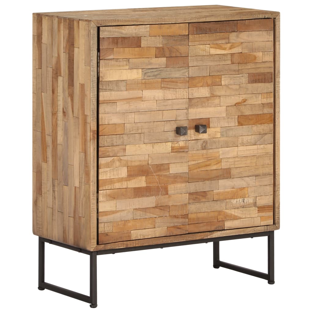 Aparador de madera de teca reciclada 60x30x75 cm
