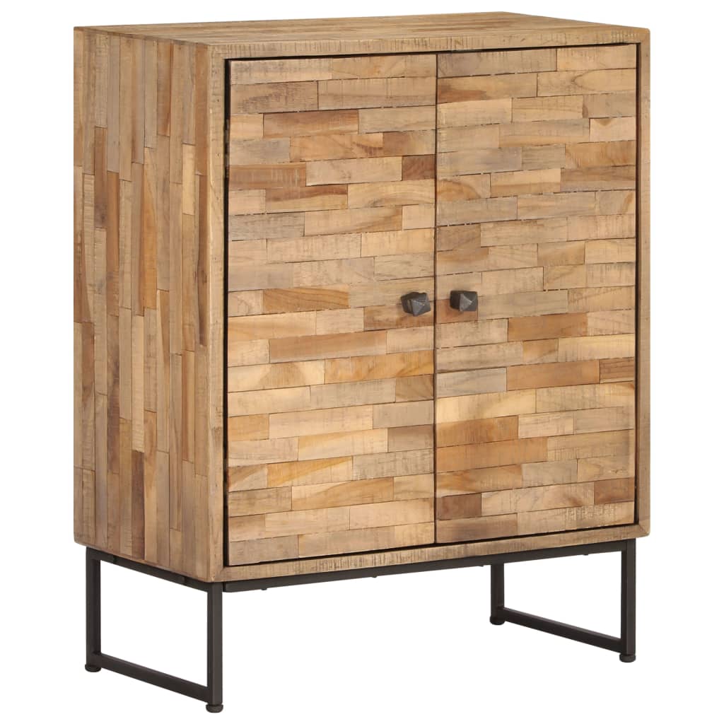 Aparador de madera de teca reciclada 60x30x75 cm