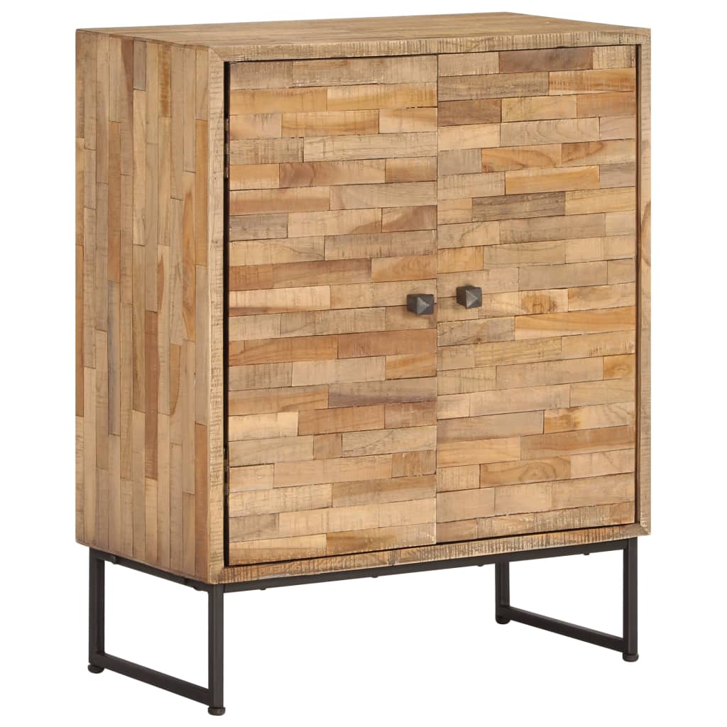 Aparador de madera de teca reciclada 60x30x75 cm