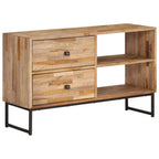 Mueble para TV de madera de teca reciclada 90x30x55 cm