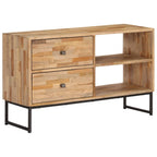 Mueble para TV de madera de teca reciclada 90x30x55 cm