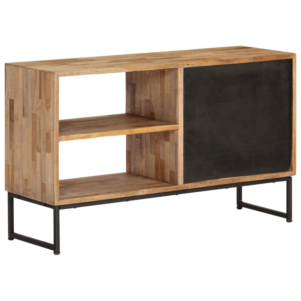 Mueble para TV de madera de teca reciclada 90x30x55 cm