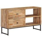 Mueble para TV de madera de teca reciclada 90x30x55 cm