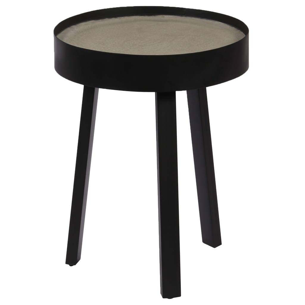 Mesa de centro con superficie de hormigón 40x55 cm
