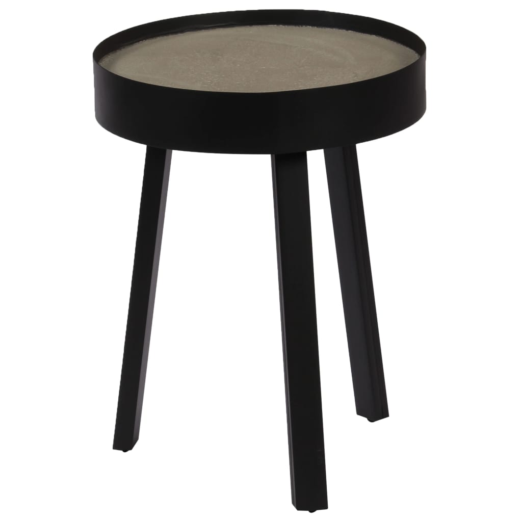 Mesa de centro con superficie de hormigón 40x55 cm