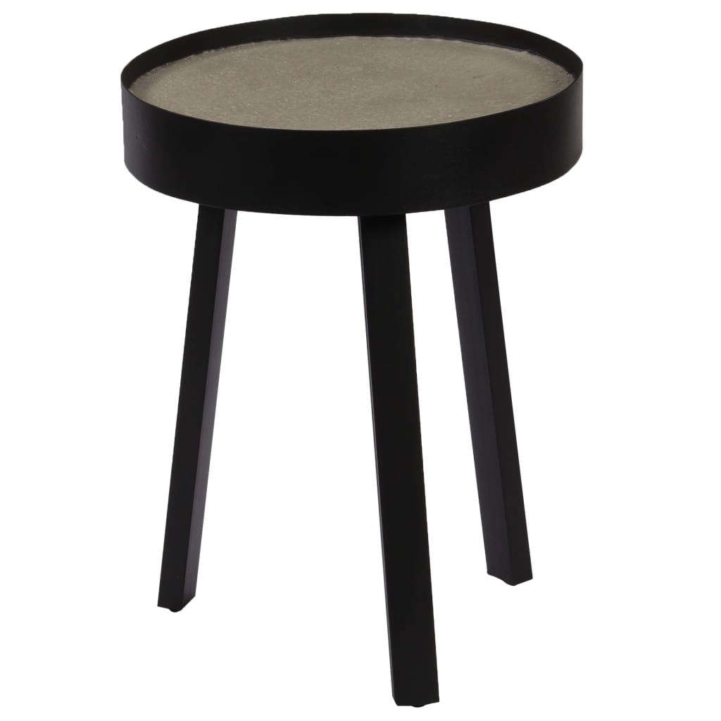 Mesa de centro con superficie de hormigón 40x55 cm