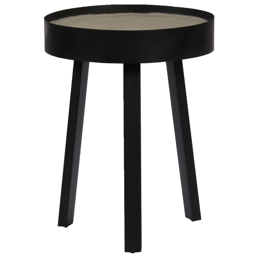 Mesa de centro con superficie de hormigón 40x55 cm