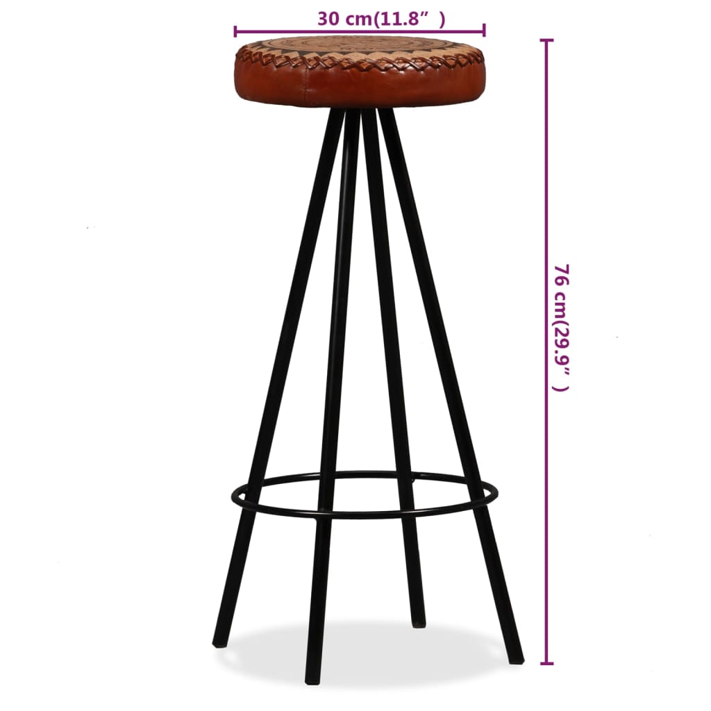 Mesa y 2 taburetes bar madera maciza reciclada cuero real lona