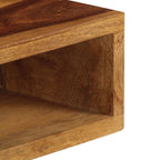 Mesa de centro de madera maciza de acacia 110x50x35 cm