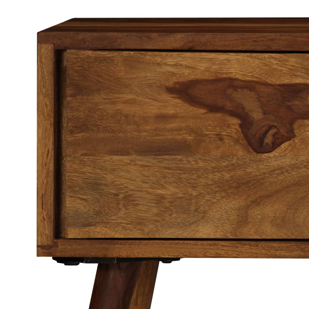 Mueble para TV madera maciza de acacia 140x30x40 cm