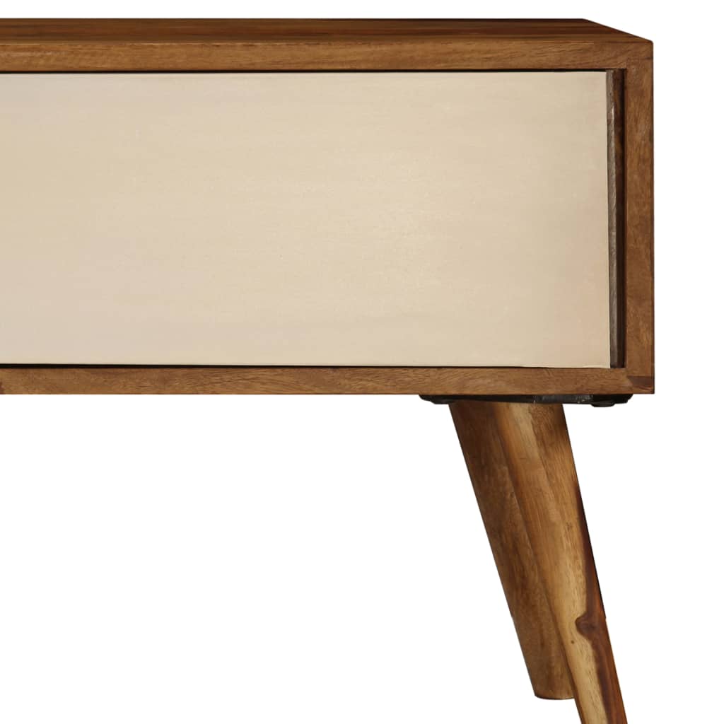 Mueble para TV madera maciza de acacia 140x30x40 cm