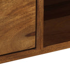 Mueble para TV madera maciza de acacia 140x30x40 cm