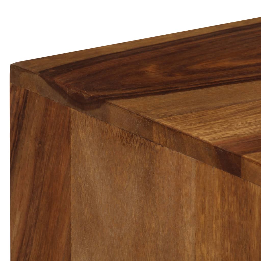Mueble para TV madera maciza de acacia 140x30x40 cm